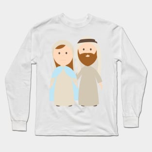 St. Joseph and Virgin Mary Long Sleeve T-Shirt